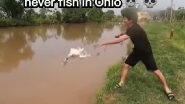 never fish in Ohio