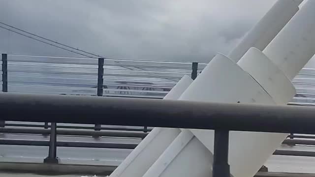 Road trip across the river Forth Scotland