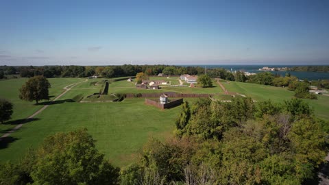 Fort George National Historic Site Niagara on the Lake Ontario Canada 09 30 2024 2