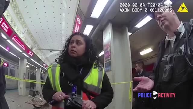 Bodycam Footage of CTA Supervisor Arrested by Chicago Police Officer