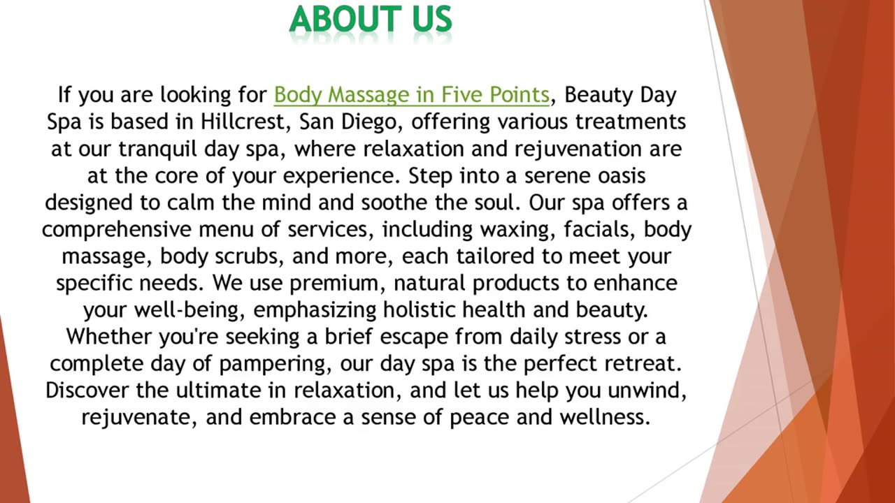 If you are looking for Body Massage in Five Points