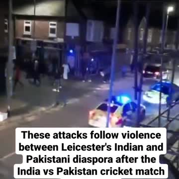 Hindus homes and property in Leicester England attacked by gangs