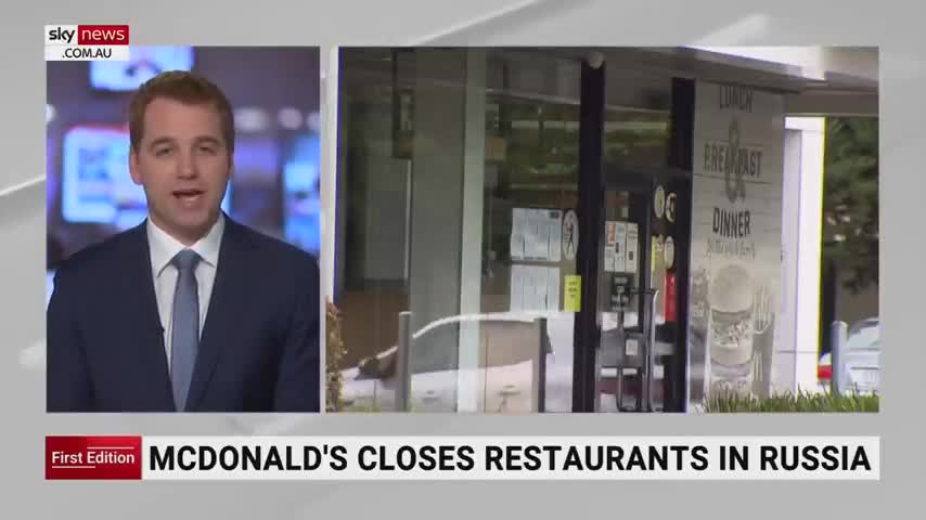 McDonald's closes restaurants in Russia