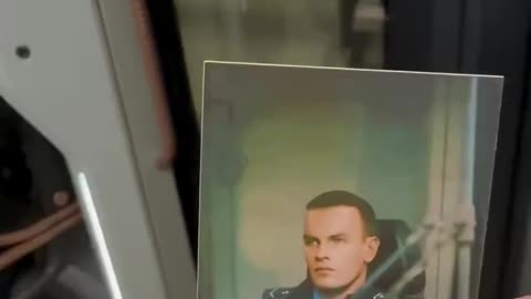 He gave the train machine a surprise he will never forget in his life.