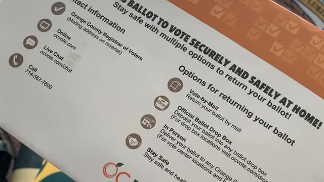 5 separate LA mail in ballots received at one apartment
