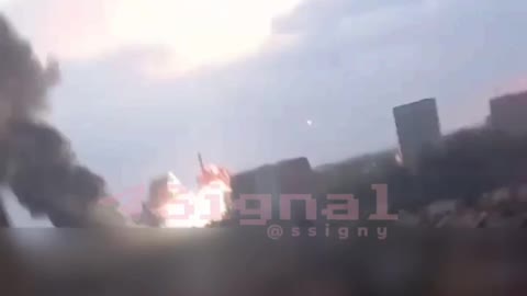 Ukraine War - The moment of the missile attack on Lviv