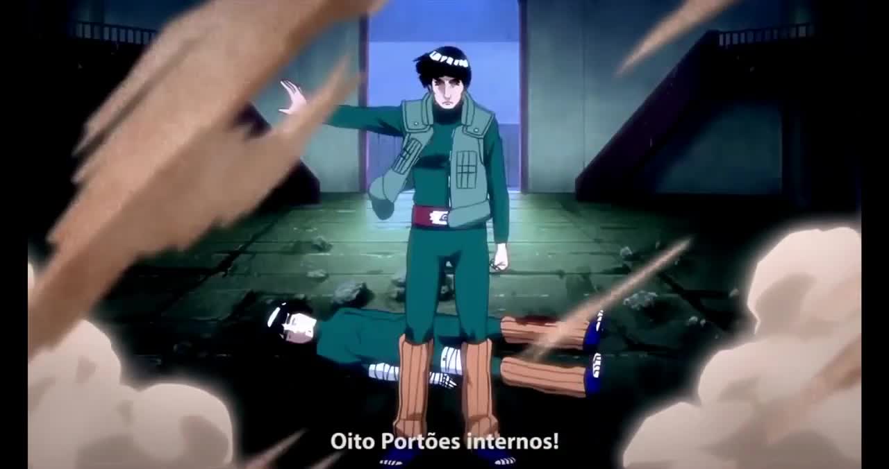 A Besta verde o ninja mais forte no taijutsu