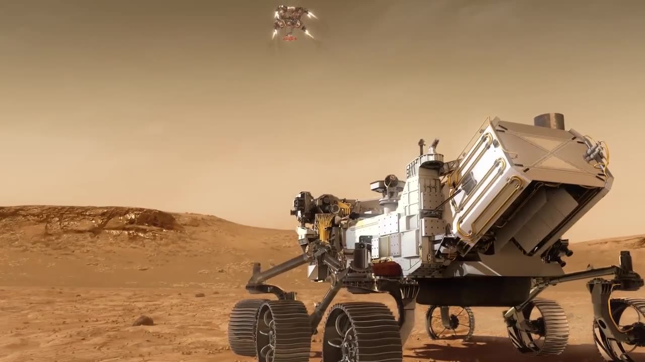 NASA's Mars 2020 Perseverance Rover Landing Animations