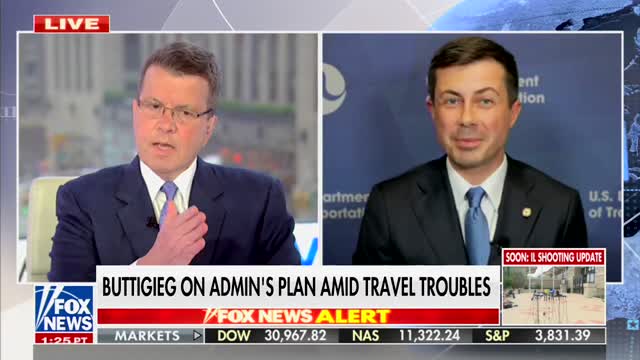 Transportation Sec. Buttigieg Laughs About Gas Prices Surging Since Biden Took Office