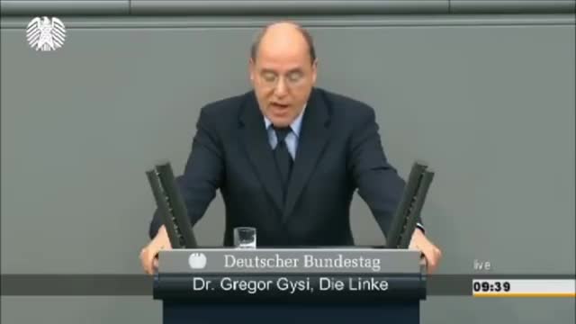 Dr. Gregor Gysi Bundestag 2014 - Konflikt Ukraine - Russland