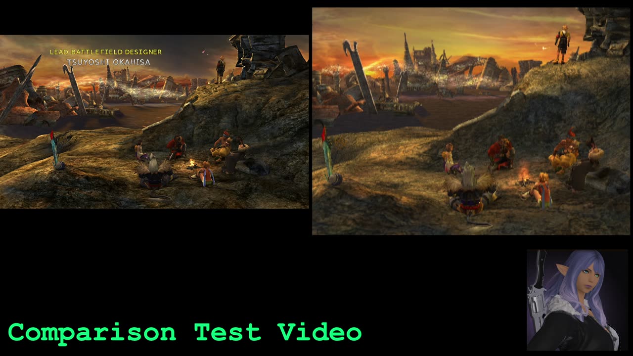 Comparison Test Video - Final Fantasy X - Switch vs PS2