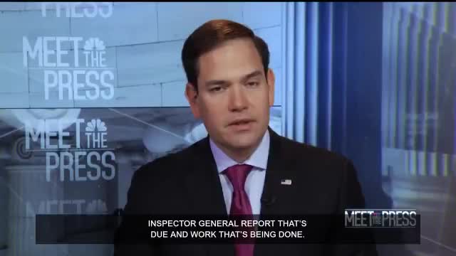 Rubio: McCabe "should have been allowed to finish through the weekend"