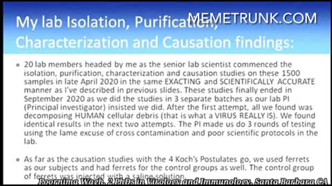 Covid 19 does NOT exist