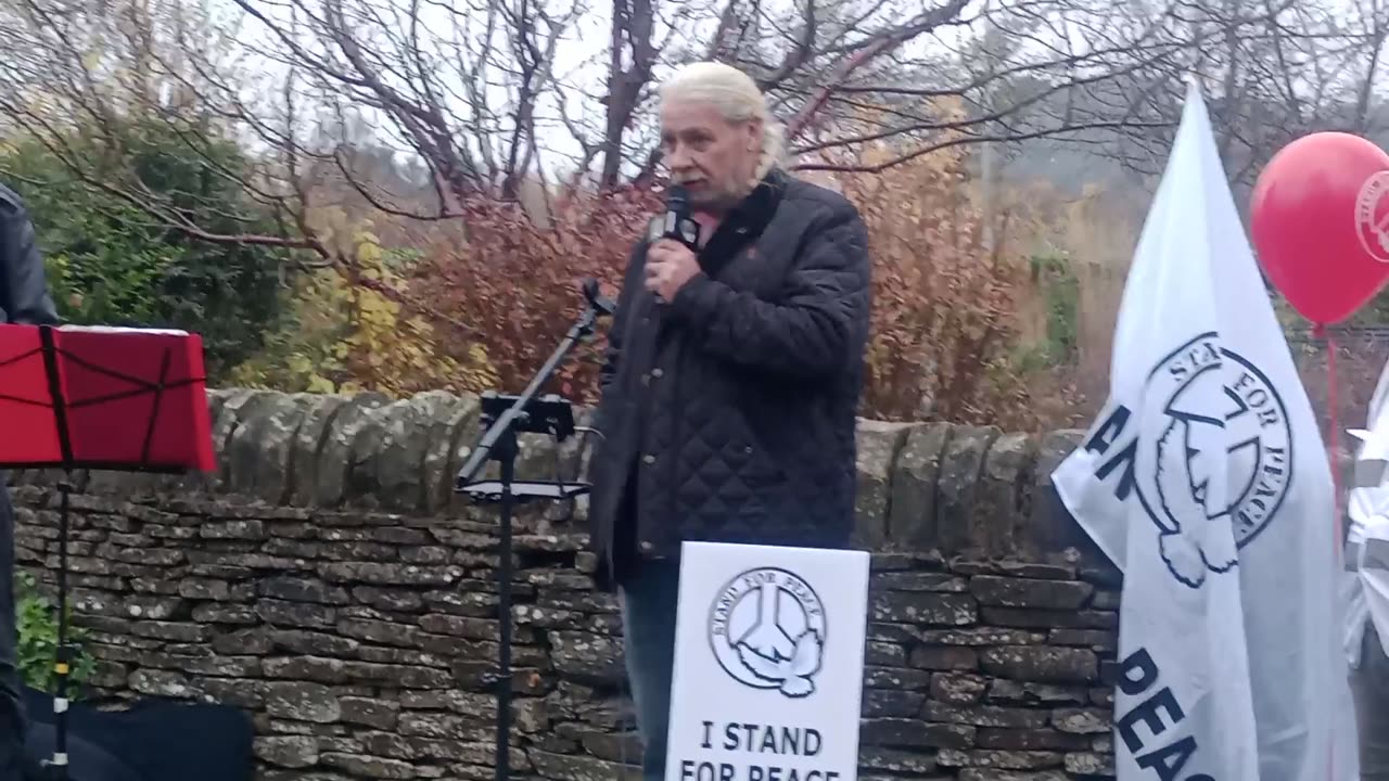 IAIN TOUGH -STAND FOR PEACE RALLY, KINGS PARK, STIRLING