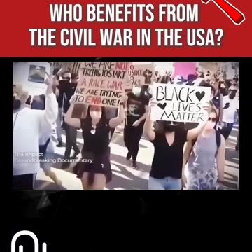 Who benefits from the civil war in the USA