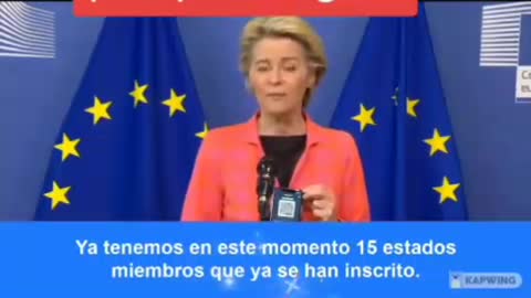 URSULA VON DER LEYEN y el pasaporte NAZI COVID