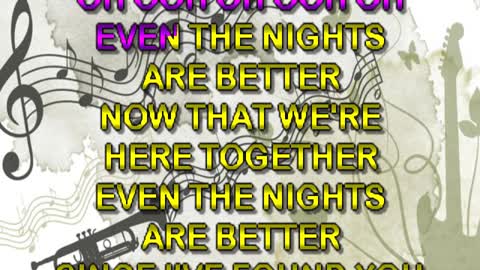 kbkaraokeking even the nights are better (air supply)