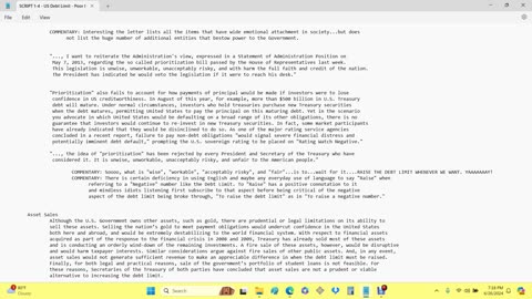 US Debt Limit - Poor Beggars Supplement C - 4 of 8