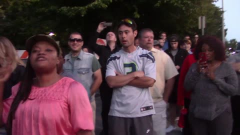 West African Immigrant Destroys "America Was Never Great" Black Guy At Trump Rally
