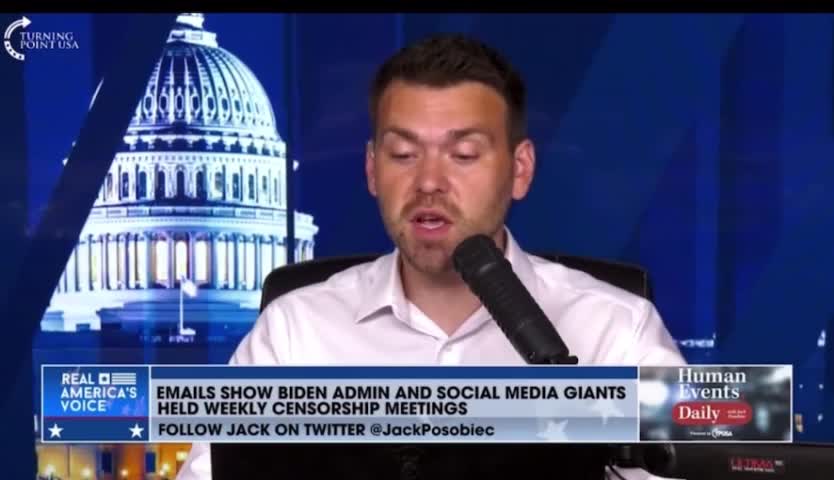 Jack Posobiec on Biden & Big Tech working together to censor Covid & vaccine speech