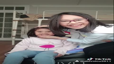 Cute baby girls