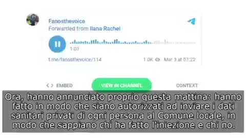 In Israele obbligano al vaccino...SVEGLIA ITALIANI O I PROSSIMI SAREMO NOI!!