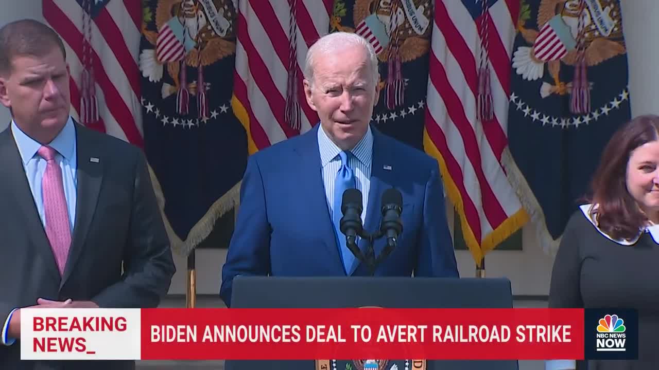 LIVE: Biden Delivers Remarks on Railway Labor Agreement | NBC News