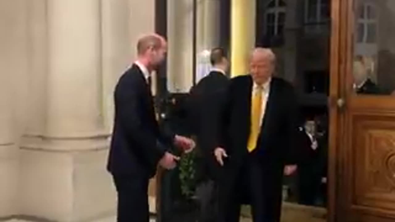 Trump Meets Prince William I wonder if the future King asked Trump not to reveal...