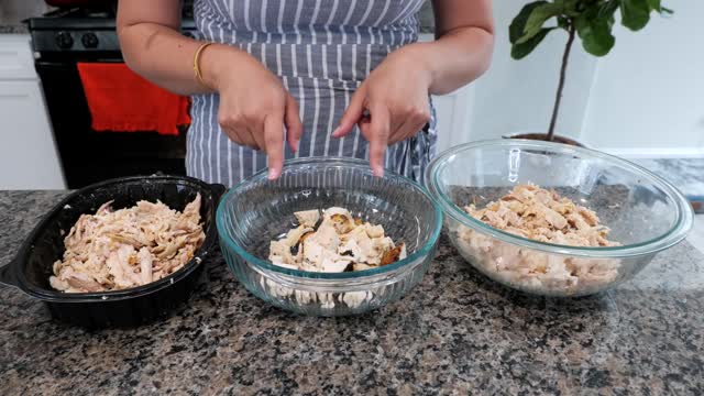 Healthy Chicken Salad, 3 ways, Tasty, Quick, Home cooking, delicious