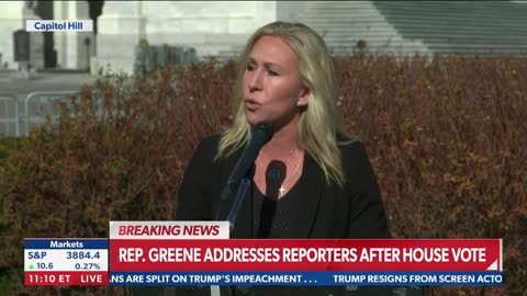 Rep. Marjorie Taylor Greene Speaks Out After House Vote