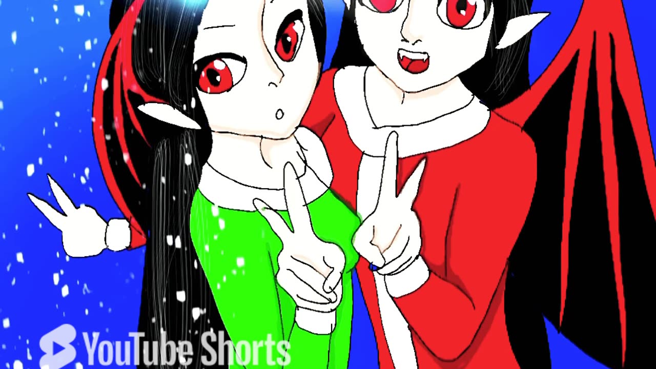 Oc Speedpaint nuclear and niveras Christmas