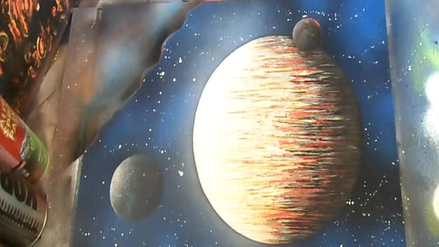 Jupiter-like Gas Giant - Chamat Spray Art (S02 EP28)