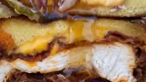 Hot chicken grilled cheese