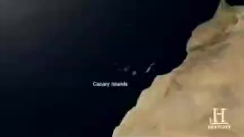 LA PALMA Volcano, Graphic Tsunami Prediction