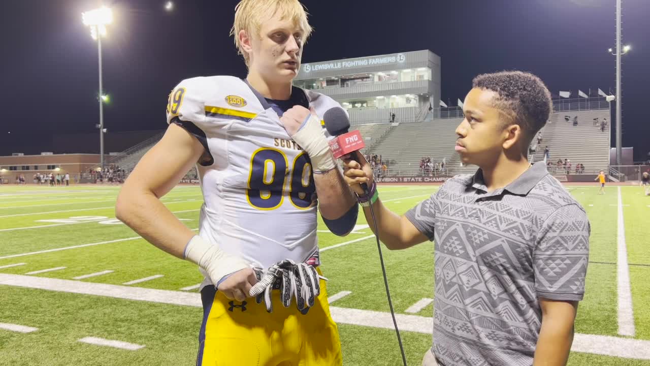 Armando Barry Interviews WR Grayson Schrank of Highland Park and DL Kyle Carlson