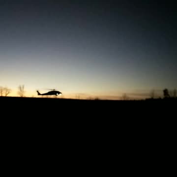 Helicopter Surprise! Sooo Coool!