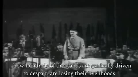 Hitler about the crimes of the jews