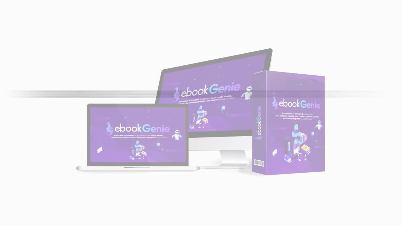Ebookgenie Is A Platform To Create Content And eBooks In Just 60s Seconds Flat!