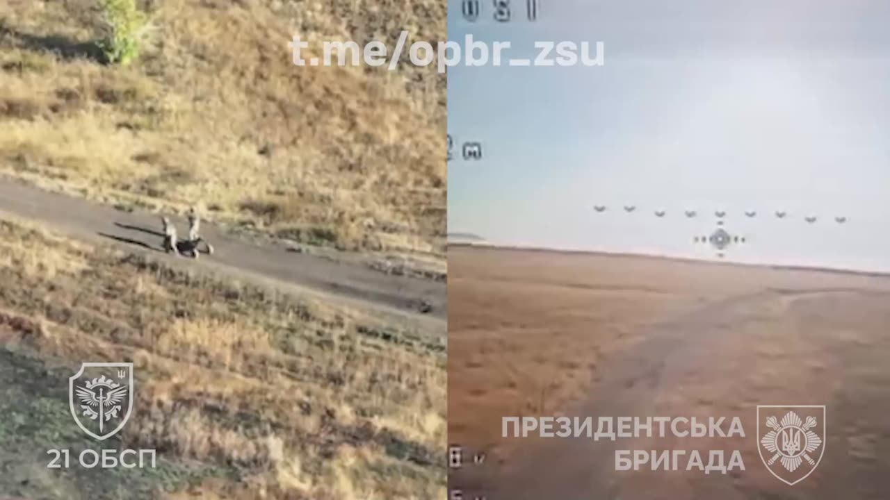 No Escape: Watch Ukrainian Drones Obliterate Russian Soldiers Fleeing in Panic