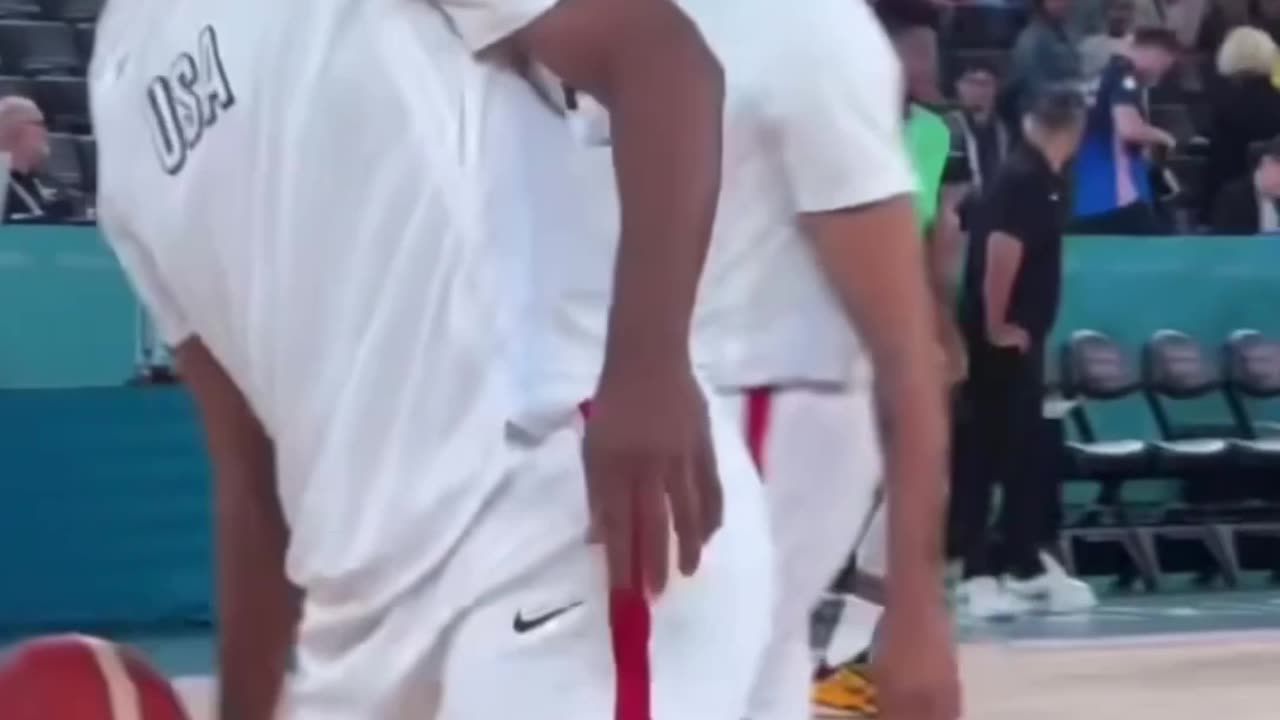 Team USA basketball pre game workouts
