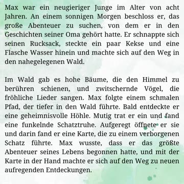 Reading Practice - Deutsch/German