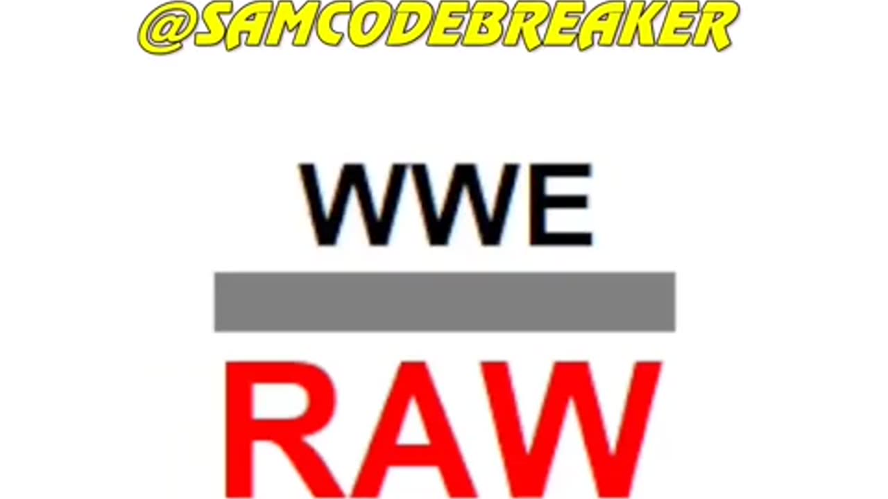 WWE RAW Logo Code Design | Python