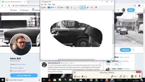 Take any image online using snipping tool