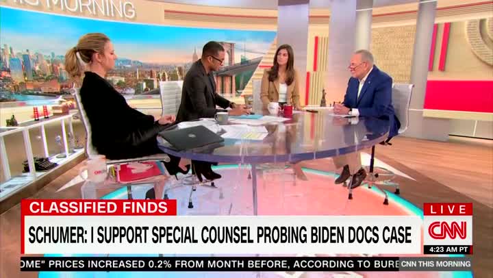 Don Lemon Presses Sen. Chuck Schumer On His Reaction To Biden Documents Versus Trump's