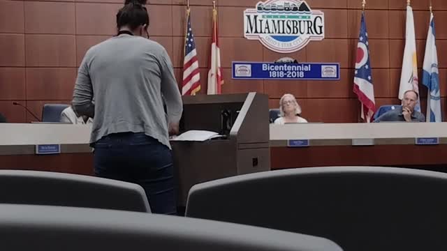 August 19, 2021 Frankie Freeman Addresses the Miamisburg School Board