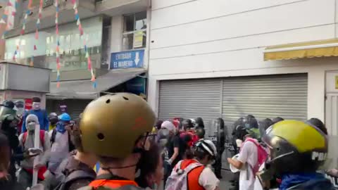 Protesta Èxito Centro Bucaramanga