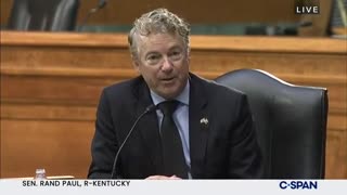 Rand Paul confronts Antony Blinken