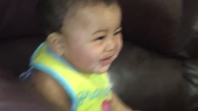 Baby doesn't fall for attempted hypnosis session