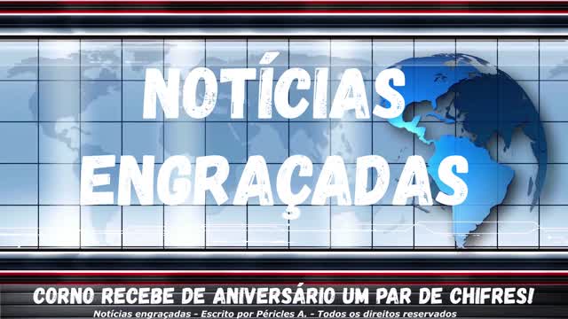 Notícias engraçadas: Corno recebe de aniversário um par de chifres!