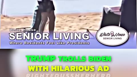 TRUMP TROLLS Biden With Hilarious Ad